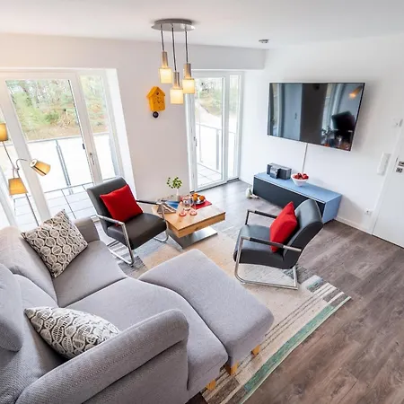 Prora - Komfortables Dünen Apartment mit 2 Bädern, Strandzugang und Waschmaschine - Grumsin Binz